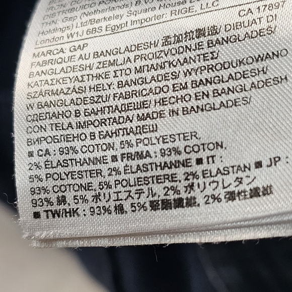 Gap 1969 Jeans 31P Resolution Slim Straight Leg Dark Wash Denim - Picture 3 of 12